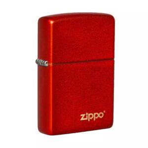 Encendedor Classic Met Zp49475zl allic Red Zippo Logo