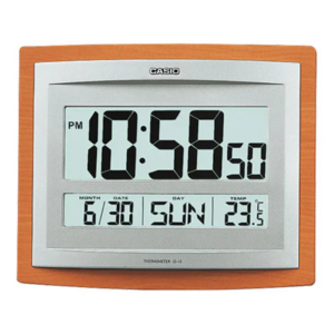 Reloj Casio Id-15-5d Pared Escritorio Termometro Fecha