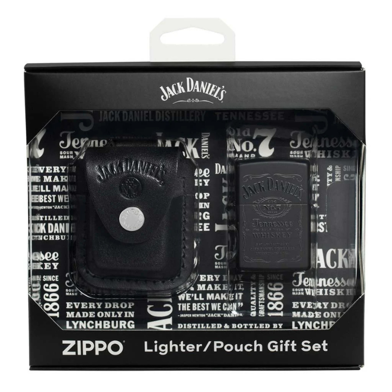 Set EncendeZP48460dor Zippo Jack Daniels + Funda ZP48460