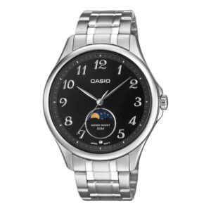 Reloj Casio Análogo MTP-M110D-1AV Moonphase Acero