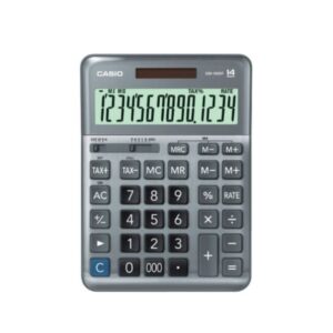 Calculadora De Escritorio Casio Dm-1400f Plateado