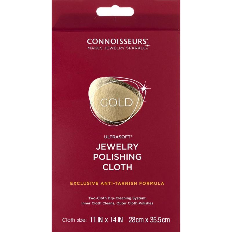 Paño Limpia Pulir Joyas De Oro Connoisseurs Algodón Egipcio