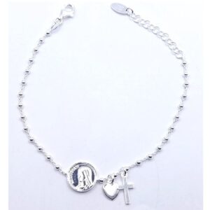 Plata - Pulseras de Plata RELIGIOSO BRN37054
