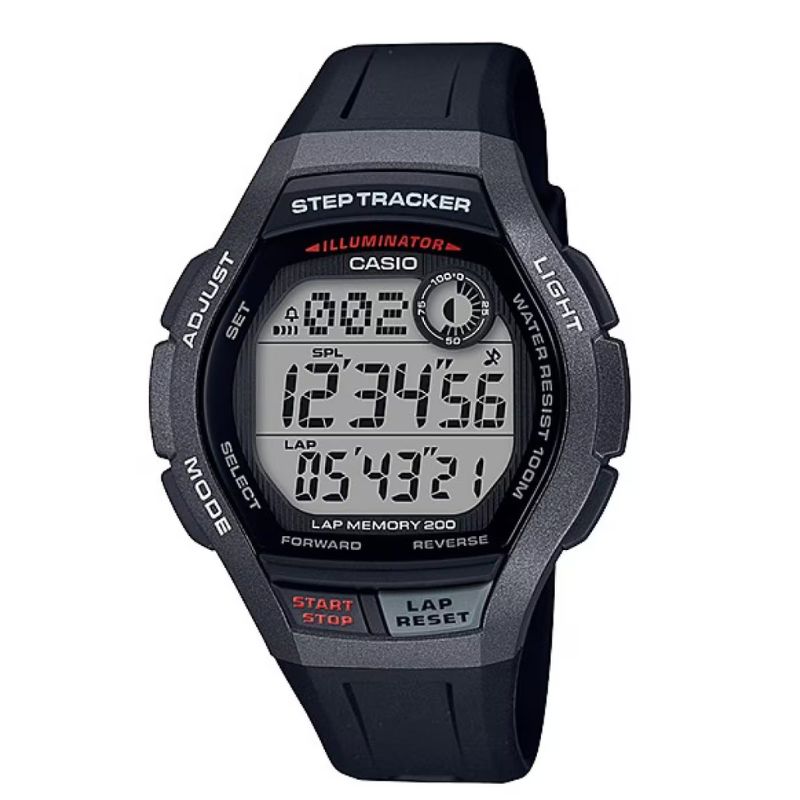 Reloj Casio Vintage WS-2000H-1AV Contador de pasos