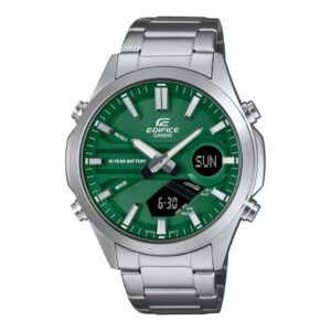 Casio Efv-c120d-3a Efv-c120d-3a Man Adults Silver Green Silver