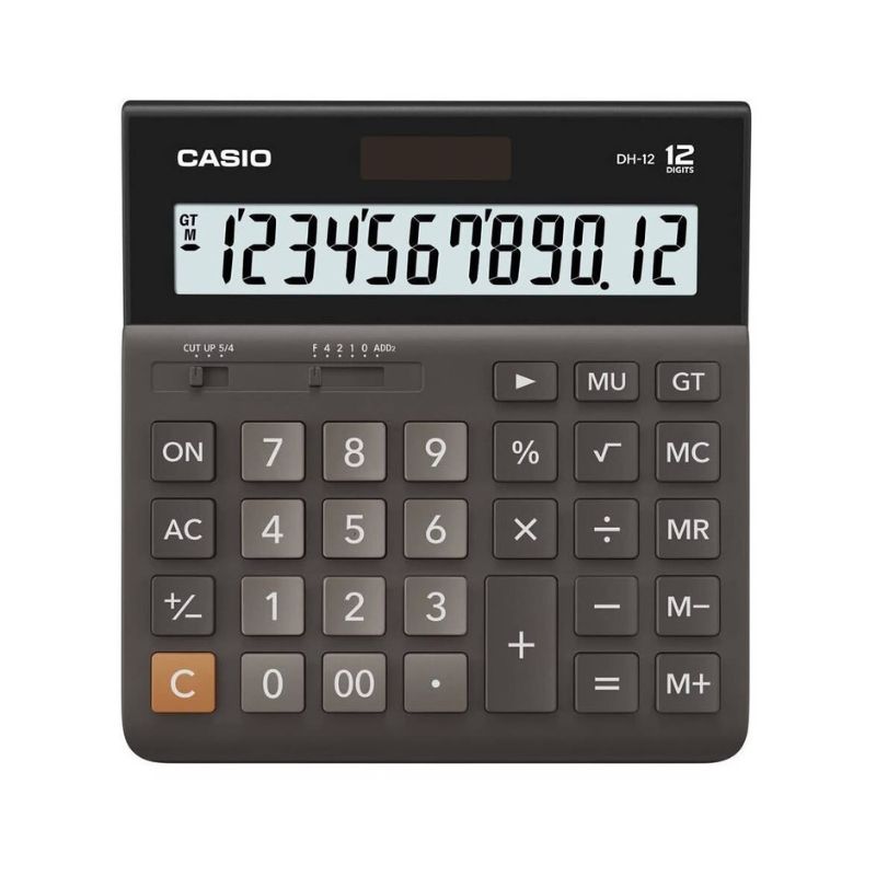CALCULADORA CASIO DH-12-BK-W-DH