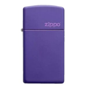 Encendedor Zippo Slim Purple Logo ZP1637ZL