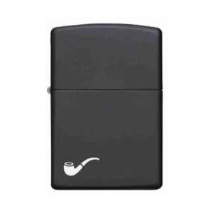Zippo Black Matte Pipe Design Zp218pl Sin Bencina Negro