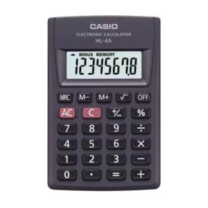 Calculadora Casio Hl-4A color negro