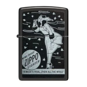 Encendedor Zippo Windproof Design Negro ZP48456
