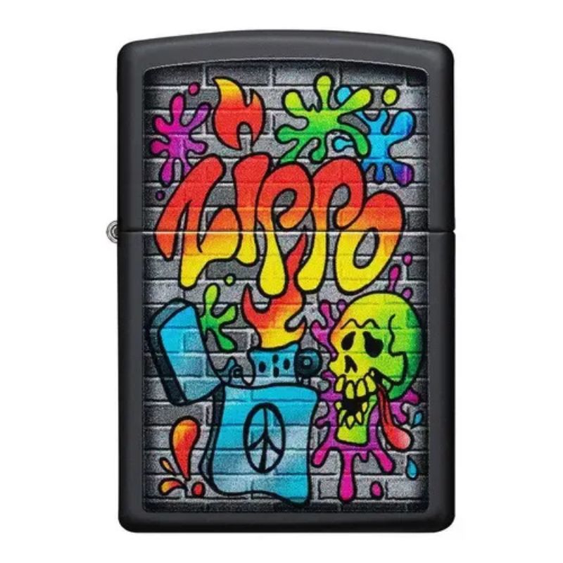 Encendedor Zippo Street Art Graffiti Design Black ZP49605