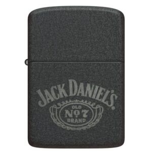 Encendedor Zippo Negro Craquelado Jack Daniels 1941  ZP46796