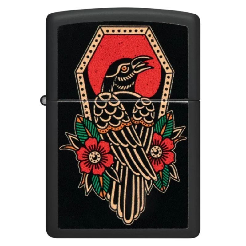 ENCENDEDOR ZIPPO Crow Tattoo Design ZP48611