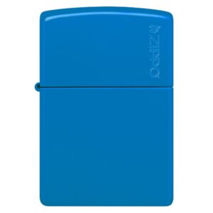ENCENDEDOR ZIPPO Classic Sky Blue Matte Logo ZP48628ZL