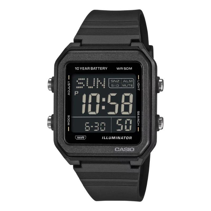 Reloj Casio Vintage UNISEX W-221H-1BV Digital 10 Años de Batería