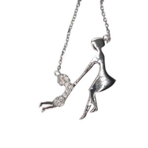 Collar Rodio Mamá de Plata PLATA EXTENSIBLE 4927FNSWSH1