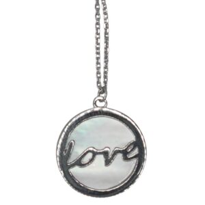 Collar DE PLATA Rodio Love 13011FNSWSH1