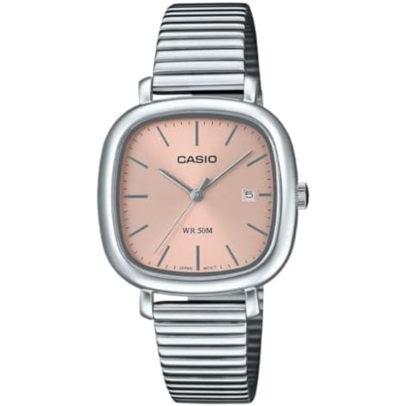 Reloj Casio Análogo LTP-B166D-4A Full Acero Rosa Mini