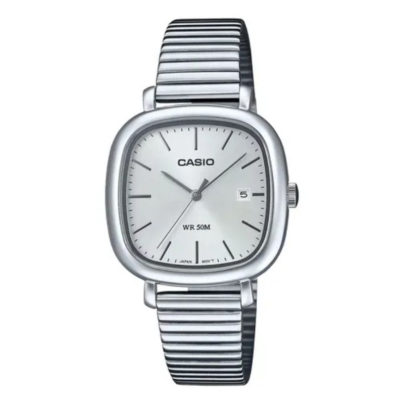 Reloj Casio Análogo LTP-B166D-7ADF Full Acero Plateado MINI