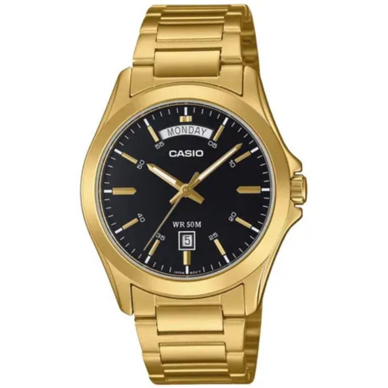 Reloj Analógico Casio MTP-1370G-1AVDF Dorado Negro Hombre