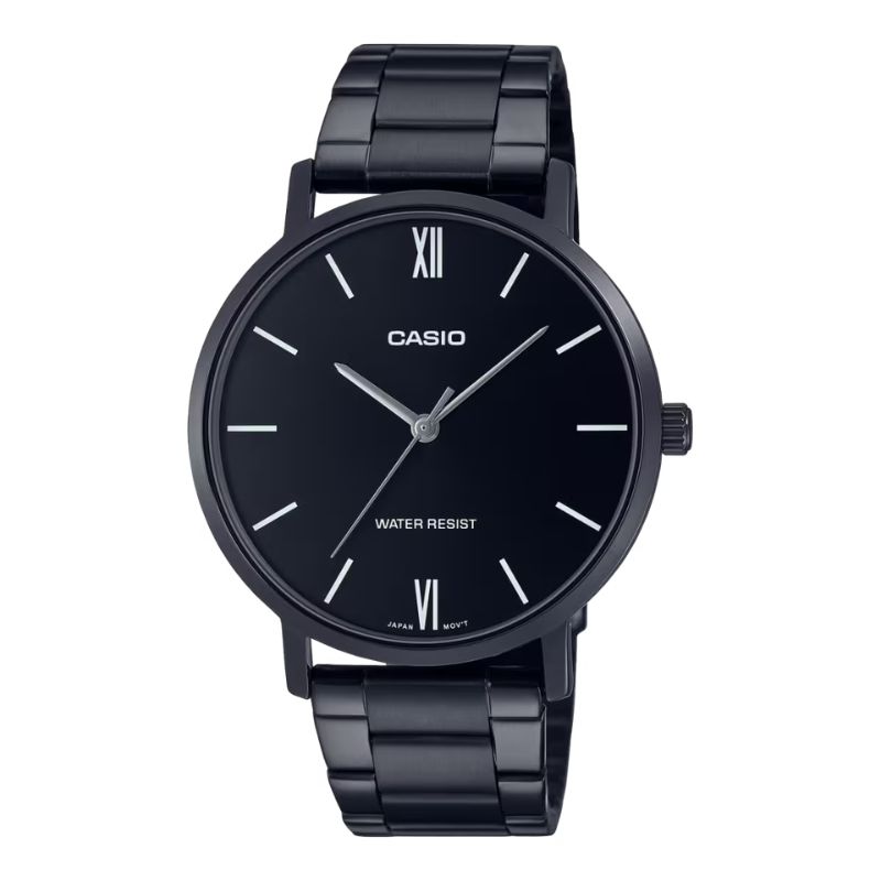 Reloj Casio Análogo MTP-VT01B-1B Negro 40mm