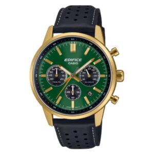 Edifice Chronograph Herrenuhr Schwarz/Grün EFR-575CL-3AEF