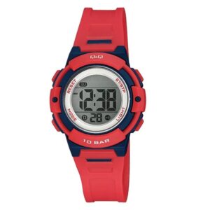 RELOJ Q&Q M185J002Y ROJO/NEGRO INFANTIL