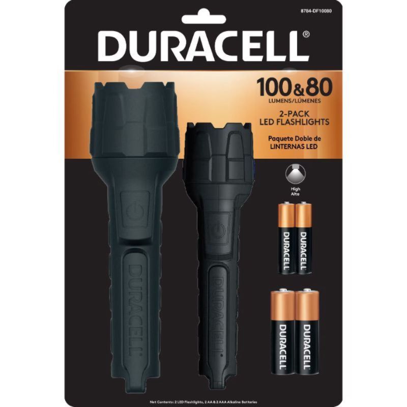 LINTERNA DURACELL LINT GOMA PACK 80 100 8784-DF10080