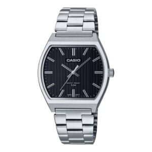 Reloj con caja cuadrada de perfil ultradelgado Casio MTP-B140D-1A