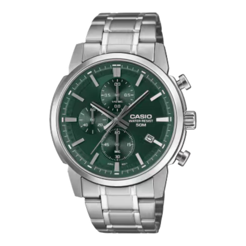 Reloj Analógico Casio MTP-E510D-3AV Verde Hombre
