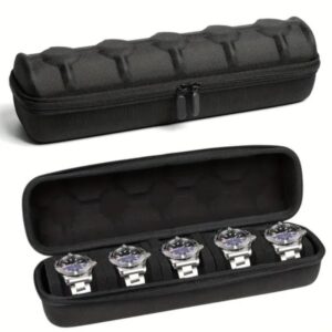 Caja Estuche Organizador 5 Relojes De Lujo CETK2D56-5
